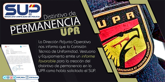 Distintivo de permanencia UPR
